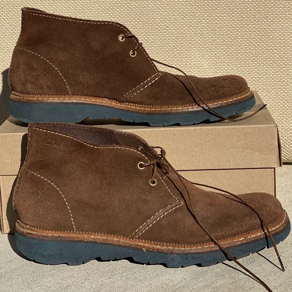 Clarks Frelan Hi boots brown suede 8.5 M - Picture 14 of 14